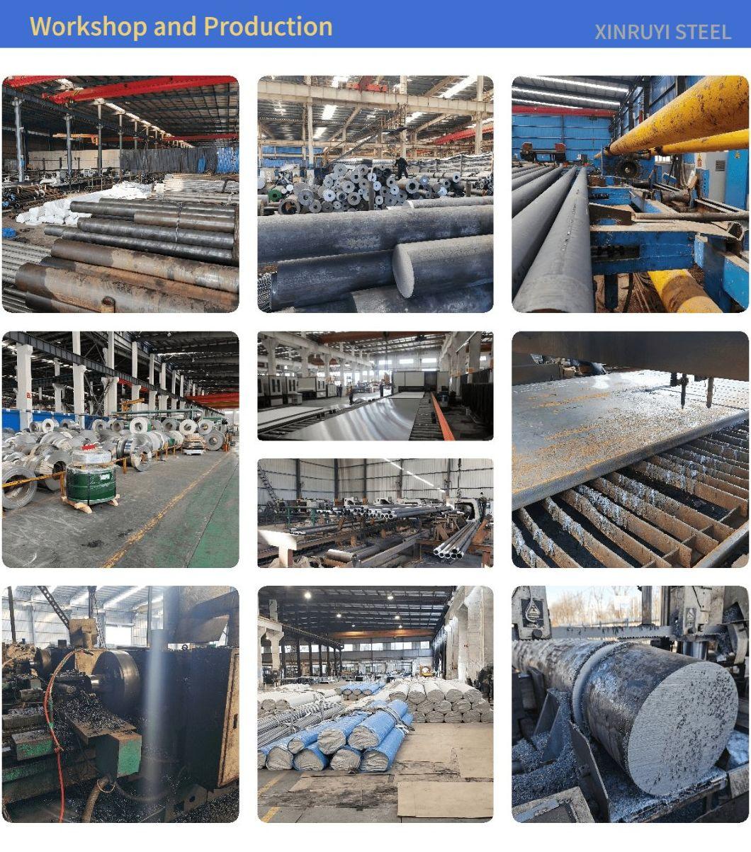 AISI SAE 4130 4140 4145 4145h 4340 42CrMo Forged Machined Turned Alloy API 7 Steel Drill Pipe Stem Rod Hollow Solid Bar Q+T Quenched Normalized and Tempered