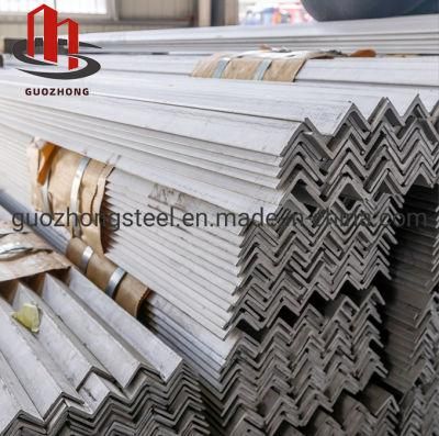 Hot Rolled 201 304 316L 430 Stainless Steel Angle Steel Bar