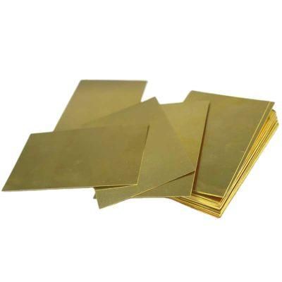 Customized 6mm Thickness Copper Alloy Sheet 1/2 Hard C38000 C27000 Engraving Brass Plate