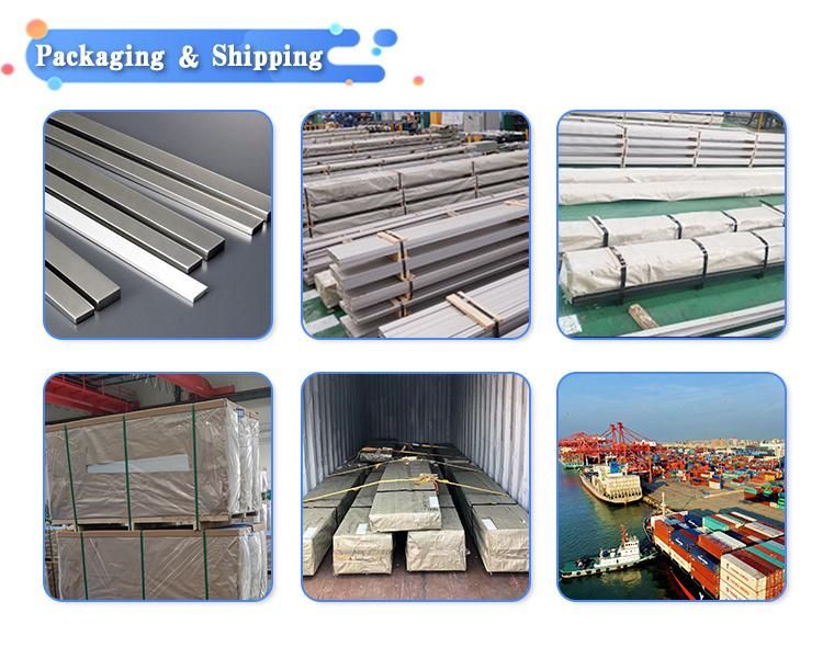 SS304 316 Flat Bar Stainless Steel Material Wholesale Stainless Steel Flat Bar for Building Material