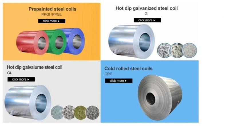 Building Material Prepainted Steel Coil/PPGI Coil/Color Coated Steel Coil for Sandwich Panel