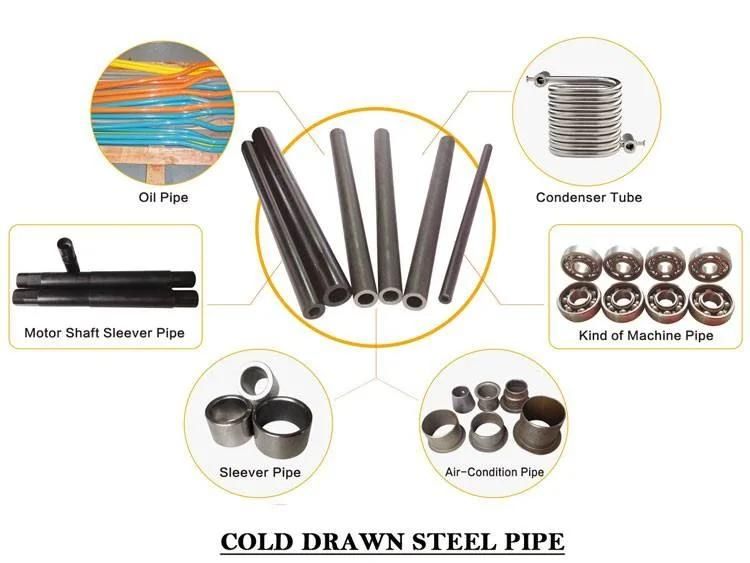 SAE1020 St37 St52 High Precision Cold Rolled Steel Tube Cold Drawn Seamless Steel Pipe