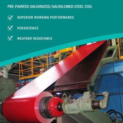 Cold Rolled Steel Coils / PPGI Prepainted Steel Sheet / Zinc Aluminium Roofing Coils From