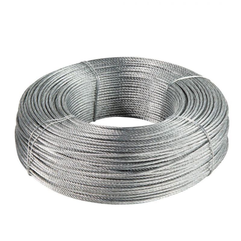 7*19 Green PVC Coated Steel Wire Rope