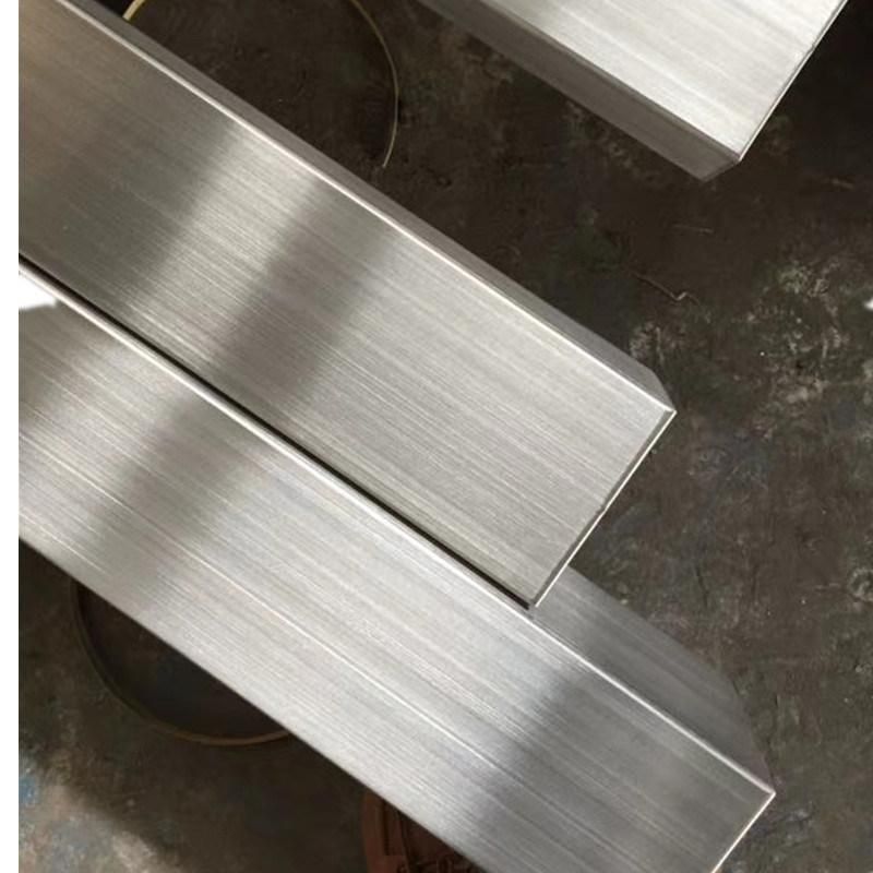 ASTM JIS Polished Brushed Stainless Steel Square Pipes 201 304 304L 309S 310S 316 316L 316ti 317L 321 904L S32205 Seamless Stainless Steel Square Pipe