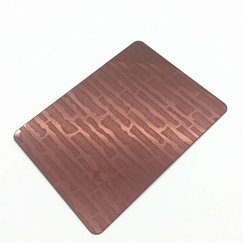 Guangdong Supplier Low Price Color Steel Sheet Embossed Stainless Steel for Hotel