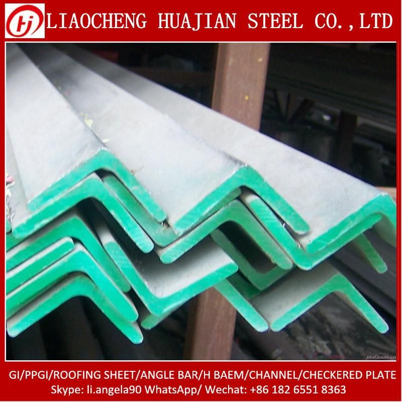 Ss400 S235jr L Shaped Galvanized Equal Unequal Iron Ms Steel Angle