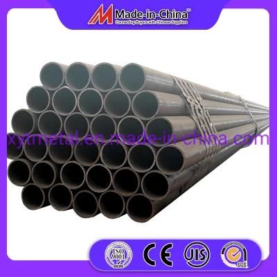 Ms Steel ERW Carbon ASTM A53 Black Iron Pipe Welded Sch40 Steel Pipe for Building Material