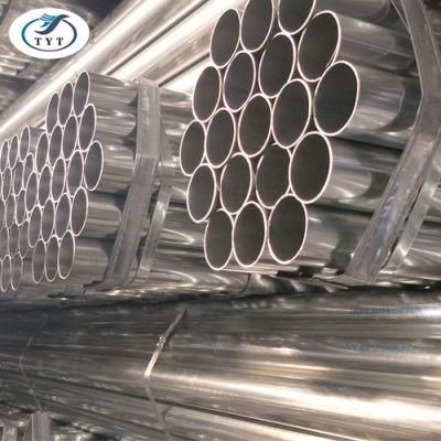 Construction Material ASTM A53 Schedule 40 Galvanized Steel Pipe, Gi Steel Tubes Zn Coating 60-400/M2 with High Quality