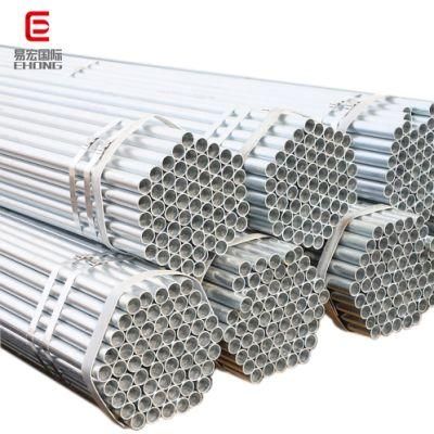 BS 1387 Ms ERW Gi Pre Galvanized Welded Steel Round Pipes