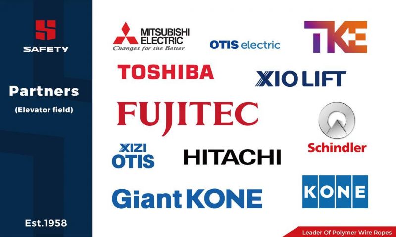 6*19s 8*19s 9*19s Steel Wire Rope Cable 8mm 9mm 10mm 11mm 12mm 1620/1770MPa Mitsubishi Fujitec Elevator Lift Hoist Traction Cord 6X19s 8X19s 9X19s Factory