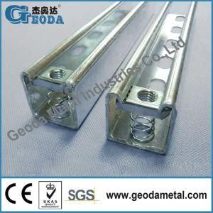 41 X 41 Pre- Galvanized Unistrut Steel Slotted Strut Channel