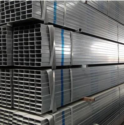 Ms Hollow Section 30X30 Thin Wall Galvanized Black Structure Square Rectangular Steel Tube Red Painted Square Tube