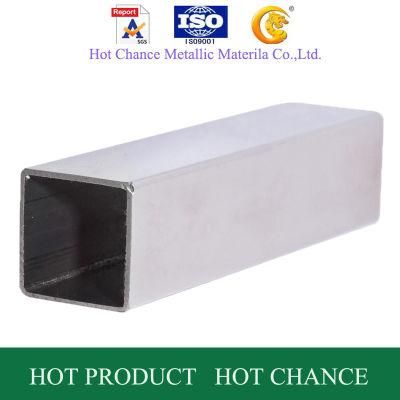 SUS 201, 304, 316 Stainless Steel Square Pipe 180# Hairline