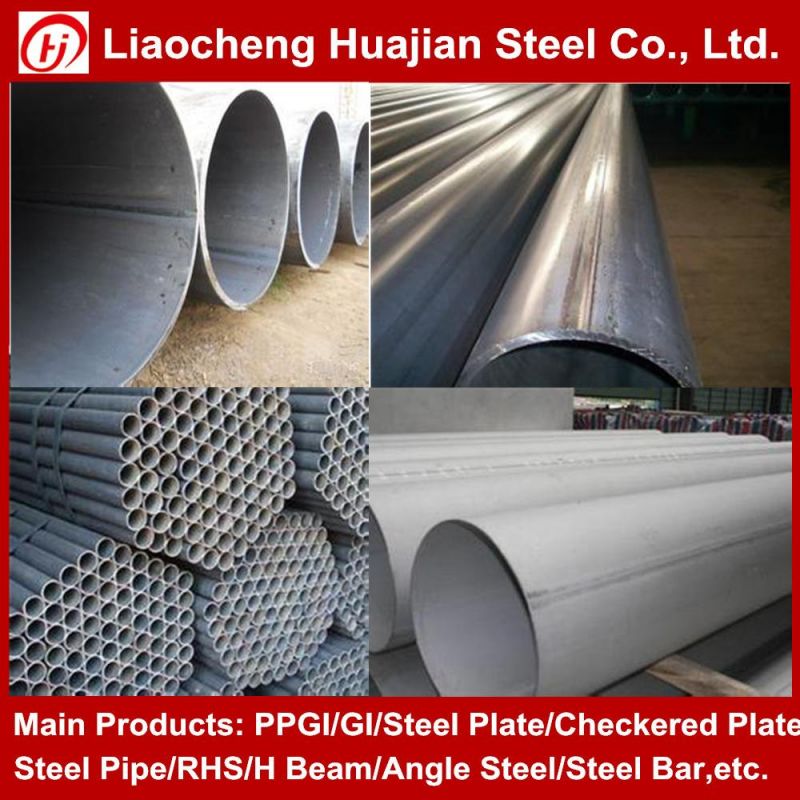 Weld Steel Pipe Black Welded Steel Pipe for Building Material