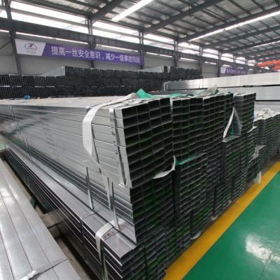 Factory Pre Galvanized Hollow Section Square Steel Pipe for Shelter Structure