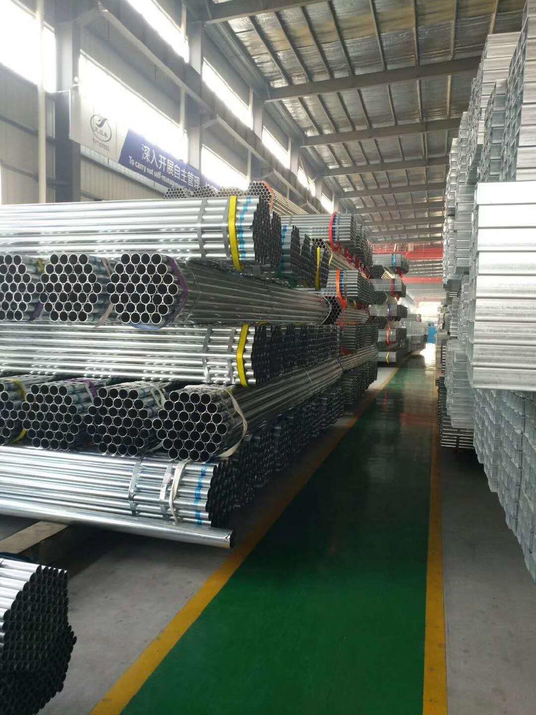 ASTM A53 Sch40 Galvanized Seamless Steel Tube Hot DIP Galvanized Tubes