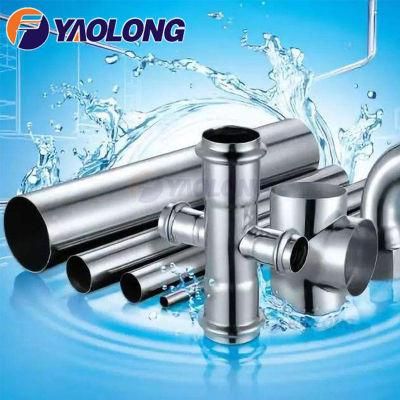 SUS304L SUS316L Food Grade Stainless Steel Welded Dairy Tube