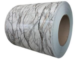 PE Coated Aluzinc Steel Prepainted Galvalume Steel Rock or Marble Pattern PPGL Steel Coil Sheet or Strip