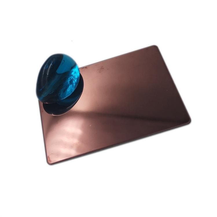Hot Sell Purple PVD Color Coated Satin Finished 1219X3048mm Austenitic Stainless Steel Plate