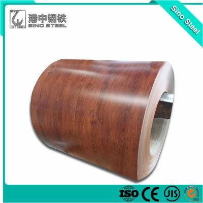 Prime PPGI Color Coated Woodgrain Pattern Prepainted Steel Coil