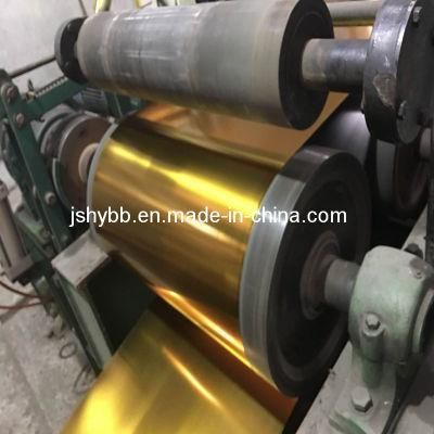 Golden Lacquer Tinplate in Coils for Food Package and Gift Box