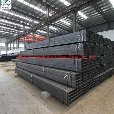 Black Square Tube Q235 Steel Pipe Square Hollow Section