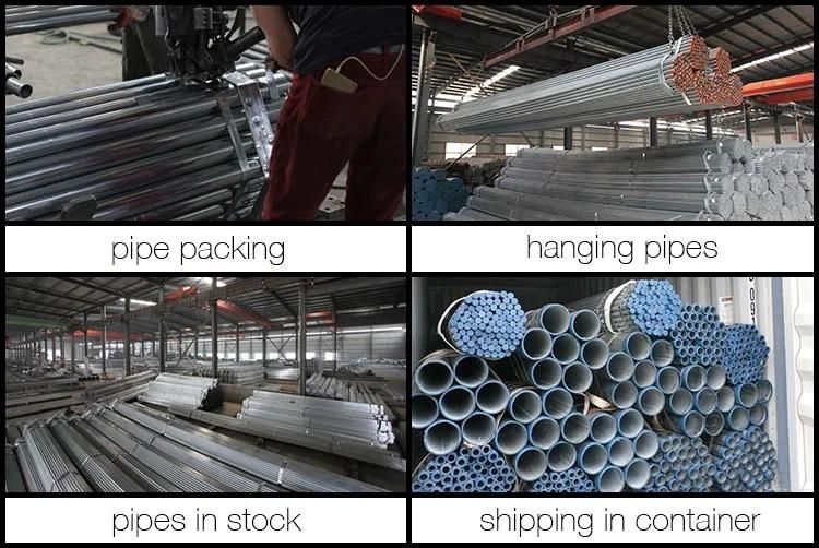 ASTM A106 Gr. B Hot Dipped Galvanized Steel Pipe for Water Tube