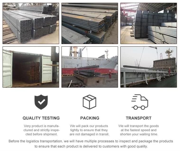 Hot Rolled ASTM A273 304 316 Stainless Steel Channel