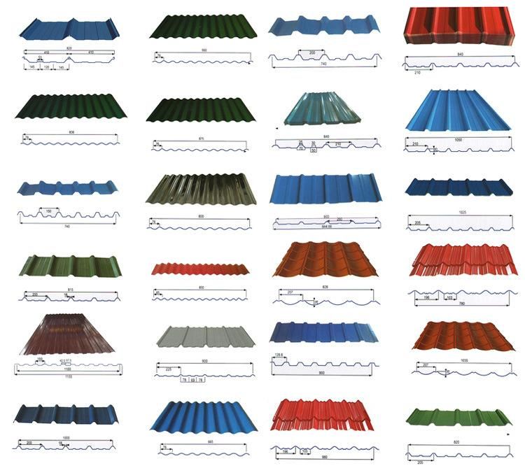 Zinc Coated Iron Sheets Galvanized Corrugated Steel Roofing Sheet for Africa Market
