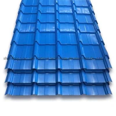 Hot Selling SGCC Dx51d Color Coated Galvanized Corrugated Steel Tile PPGI Roofing Sheet