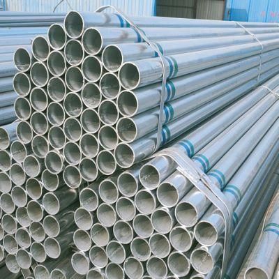 Industrial En10255 Schedule 40 Galvanized Steel Pipe Gi Tube