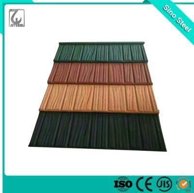 Stone Coated Roof Tile Color Sand Painted Metal Sheet Roofing