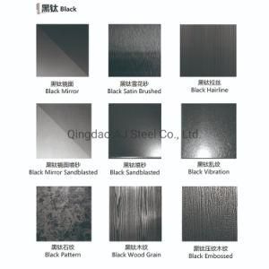 201 304 Color Mirror Finish Stainless Steel Sheet in PVD Coating