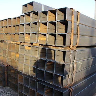 China Hollow Section Steel Pipe Price Scaffolding Rectangular Black Mild Square Tube