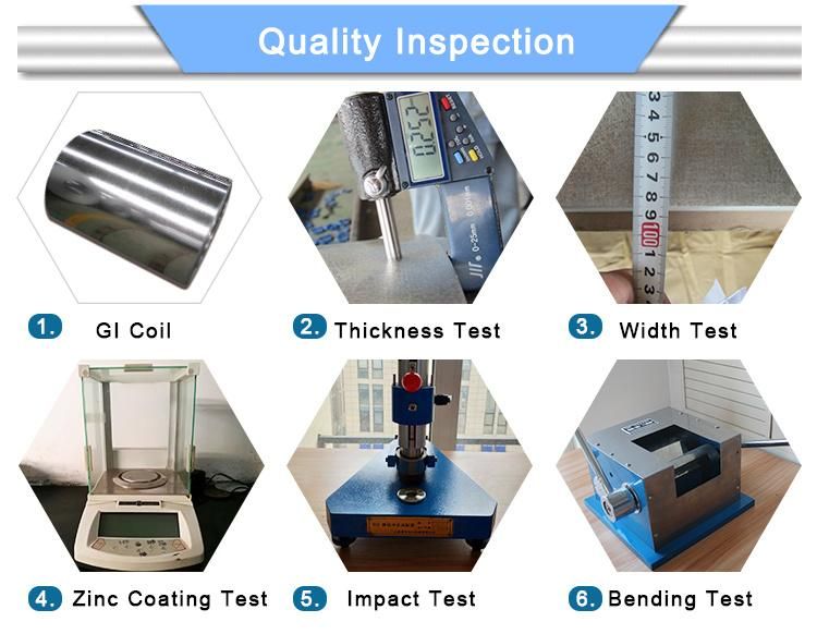 Hot-DIP Zinc Coated Steel Coil Density of Galvanized Steel Coil