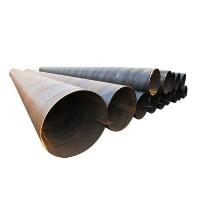 Factory Piling Pipe Spiral Welded Beveled Edge Round Steel Pipe