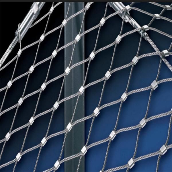 China Cheap Stainless Steel Wire Rope Net / Netting (diamond style)