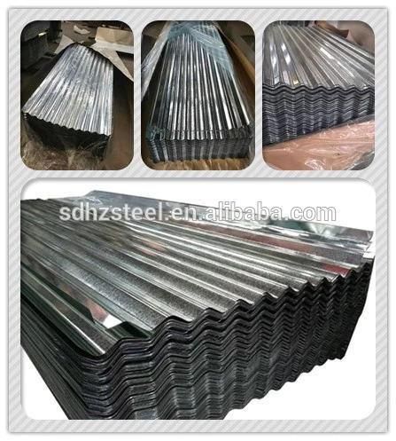 High Quality Zinc Coated Steel Roofing Building Construction Metal Roof Sheet Gi Corrugated Steel Plate