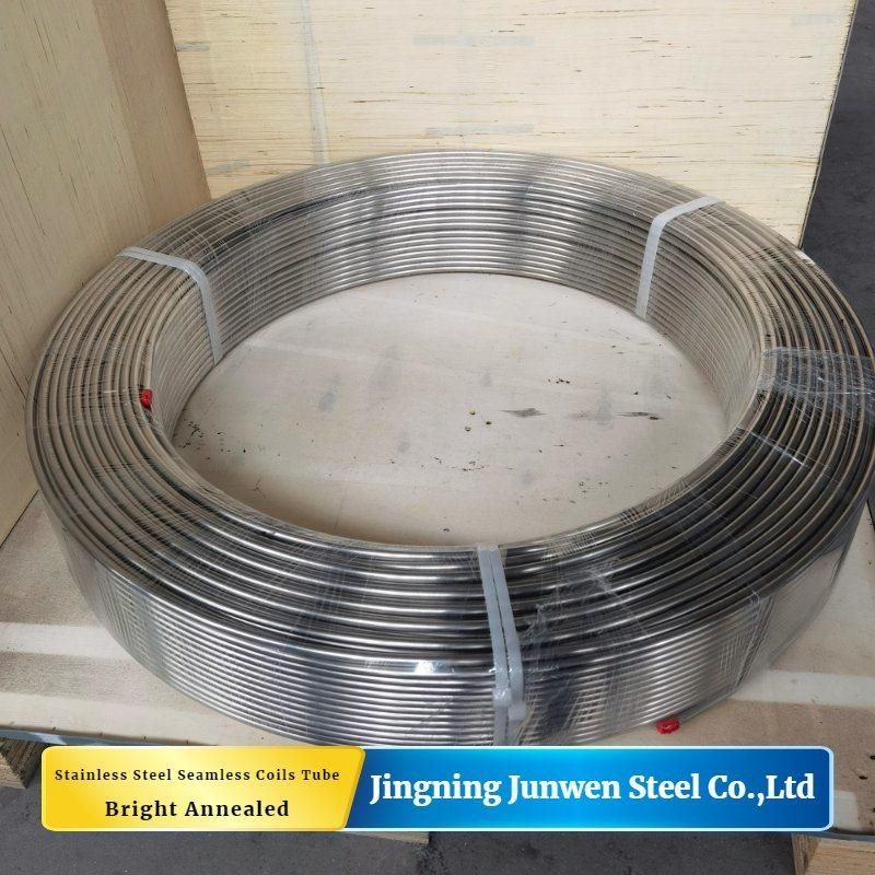Duplex 2205 4.76mm-25.4mm Stainless Steel Tubing Coil