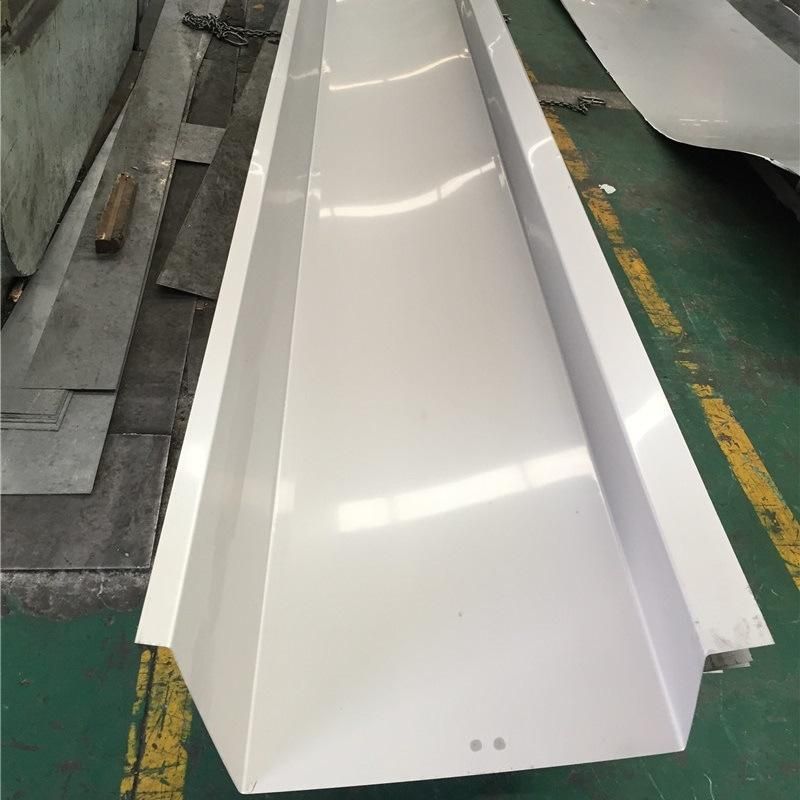 304 316L Stainless Steel Gutters Thickness 0.8 - 3.0mm Bending Process Water Gutters