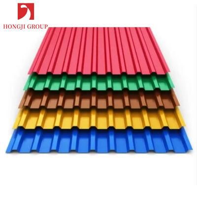 Prepainted PPGI Steel Coil Color Coated Corrugated Roofing Sheet for Building