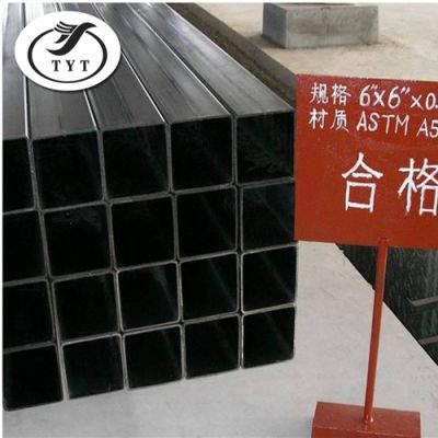 Direct Factory Supply Black Steel Square Rectangular Steel Pipe