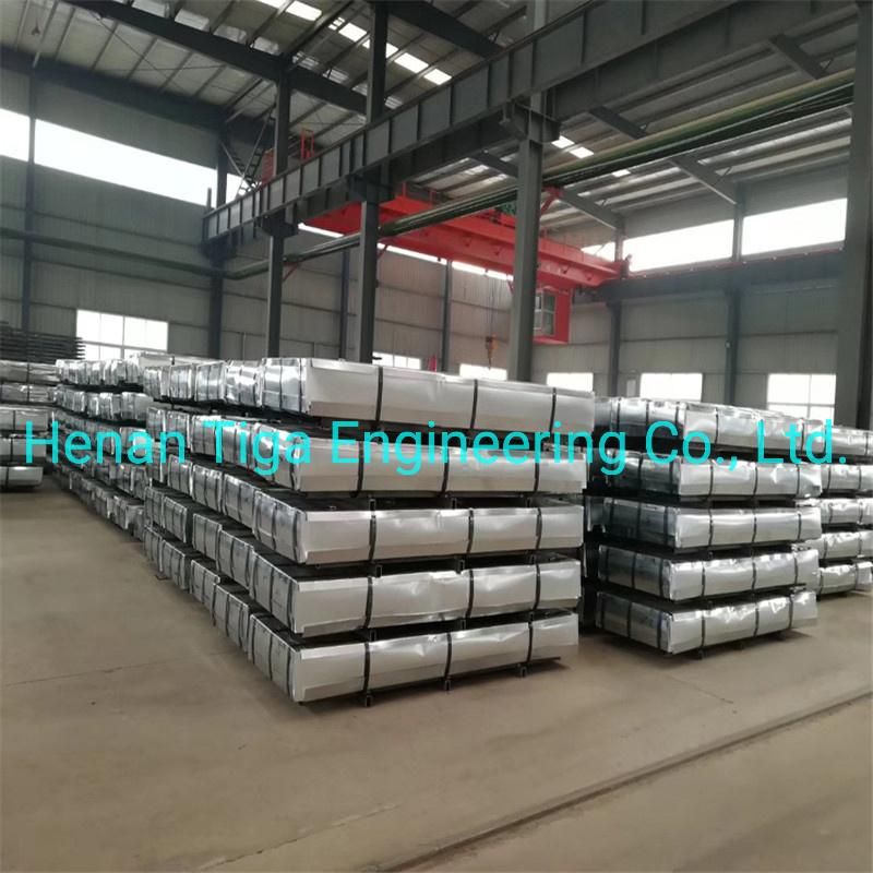 Building Material PPGI Color Roofing Tile Green Red Blue Prepainted Corrugated Steel Roof Sheet