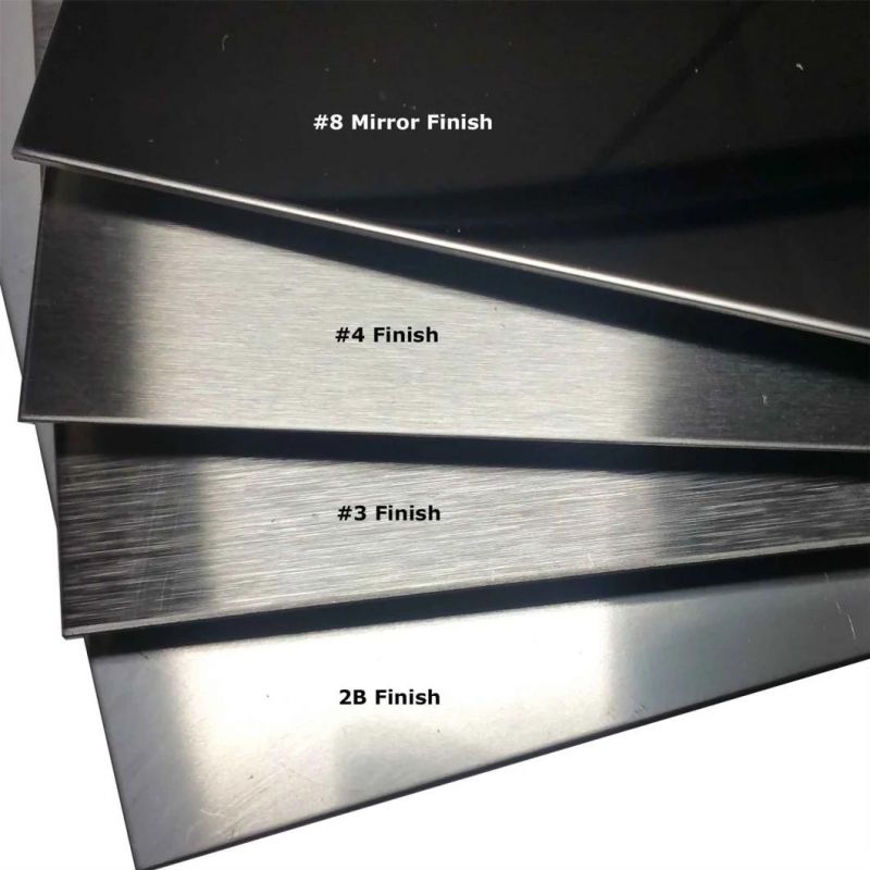 High Quality SUS JIS 304 201 202 2b 8K Ba Mirror Surface Stainless Steel Sheet Plate