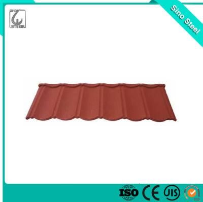 Building Decoration Material Galvanized Plate Stone Coated Steel Roofing Tile