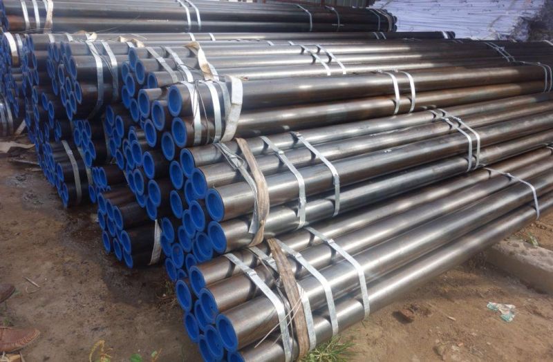 En10255 BS1387 ASTM A53 A106 API 5L Gr. B Ms/Gi/Oiled/Painted Hollow Section Carbon ERW Steel Pipe Welded Round Pipe