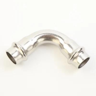 V Type Press Stainless Steel Fitting-Elbow