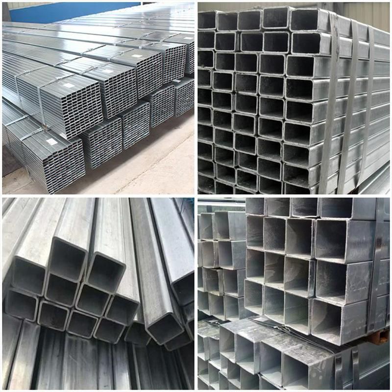 2 Inch 3 Inch 4 Inch 5 Inch 6 Inch Hot Dipped Rectangular Square Round Iron Galvanized Tube Pipe for Greenhouse