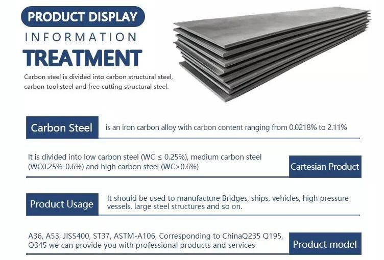 Hot Sale ASTM A36 Mild Stee Sheet Hot Rolled Carbon Steel Plate